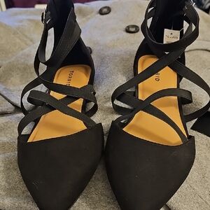 Torrid Black Strappy Heels